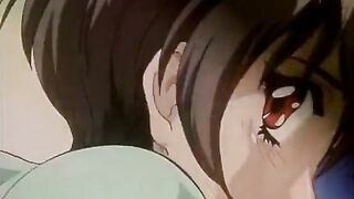Hentai teen couple in bed
