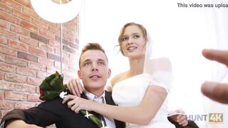 HUNT4K. Married couple decides to sell brides pussy for good price