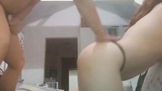 Eating sister-in-law on the couch part 1