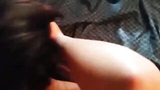 Cum on girl's glasses (napoletana)