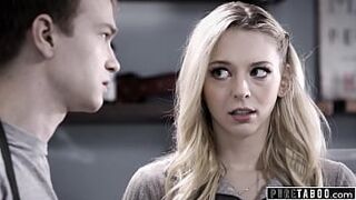 PURE TABOO Lily Larimar Almost Caught Fucking in Public Cafe