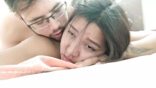18 year old brunette big saggy tits from New York United States fucking her stepbrother's big dick
