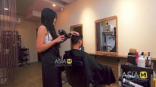 ModelMedia Asia-Barber Shop Bold Sex-Ai Qiu-MDWP-0004-Best Original Asia Porn Video