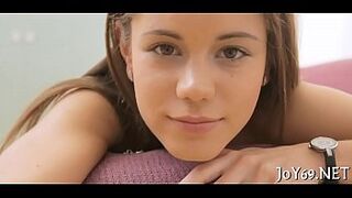 Elegant legal age teenager in a softcore play