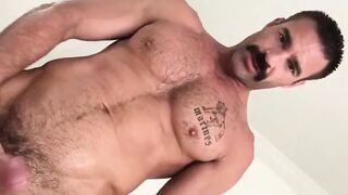 Hot muscle daddy tries not to cum fucking hot wet pussy POV