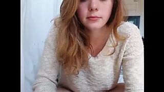 Young Amateur small tiny little tits masturbating alone