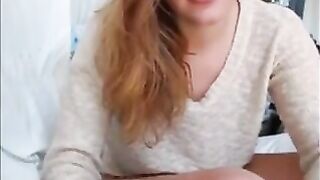 Young Amateur small tiny little tits masturbating alone