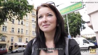 HUNT4K. Denisse comes to Prague to have fun