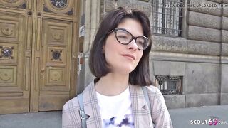 GERMAN SCOUT - College Teen Sara Talk to Deep Anal Casting