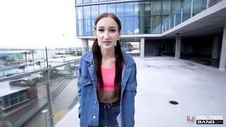 Real Teens - Petite Carmen Rae Gets Her Tight Pussy Fucked