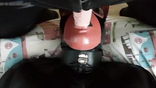 Scottish slut throat fucked hooded bdsm