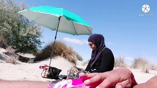 OMG !!! this stranger women in public by showing them this big cock full of sperm !!! dick flash in public compil