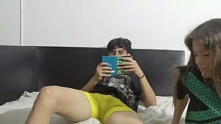 excited I start to suck my penis, not caring that they are knocking on the door and interrupt us she wants to fornicate