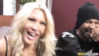 Busty MILF Michelle McLaren Fucks Big Black Cock