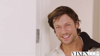 VIXEN Married Couple Seduces Babysitter