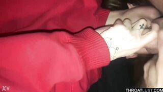 Deepthroat With Throat Bulge From Girlfriend In POV - ThroatLust.com