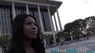 Black babes mouth jizzed