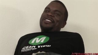 Hot teen rides first huge black dick