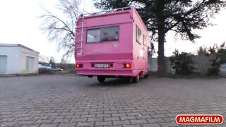 Naughty German girl seduced by a horny old man to fuck
