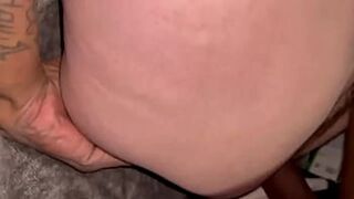 Black stepdad makes 18 year old step daughter have sex with him , I told him not to cum inside of me but he still did