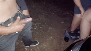 wife with several in public outdoors "dogging"