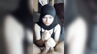 Muslim girl have wants a blow