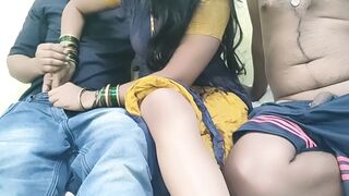 Bhabhi ne chacha ke bade lund se or Bhai ke lund se chudwaya