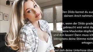 Denise.Mski ist deine Herrin und stopft deinen Arsch