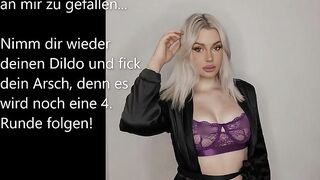 Denise.Mski ist deine Herrin und stopft deinen Arsch