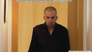 Anal threesome with beautiful Greek teen babe