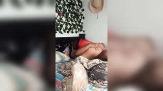 Riding my neighbor's dick while my parents go out