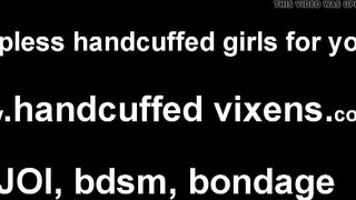 These handcuffs arent fun anymore JOI