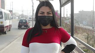 Big ass Venezuelan Ginezflowrs lost in Lima tries her first black cock with unknown brunette