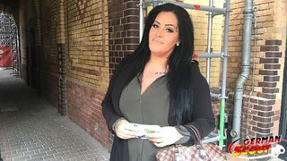 GERMAN SCOUT - Fat Teen Ashley Rough Fuck at Street Casting