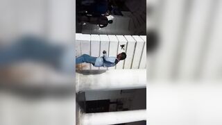 Bellyful Girl in Tight Jeans