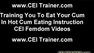 Get ready for a hot mouthful of cum CEI