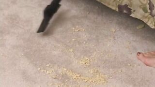 Squriting with the vacuum