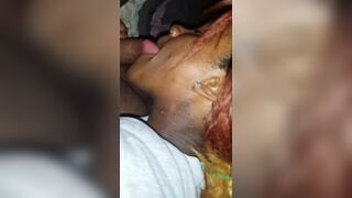 Bitch sucking my Big Dick