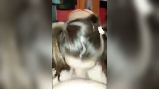 She is a true champion when it comes to sloppy deepthroat