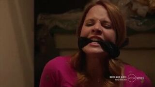 Katie Leclerc cleave gagged in 'A bridge's revenge