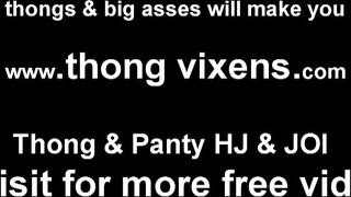 My new thong is are real pussy hugger JOI
