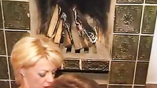 Hot mature blonde fisting