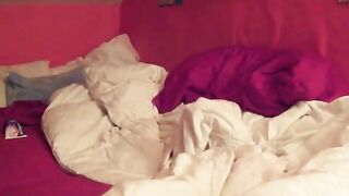 Chubby girl with large anal plug