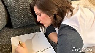 Step sister dreams of her brother fucking her - taboo fantasy