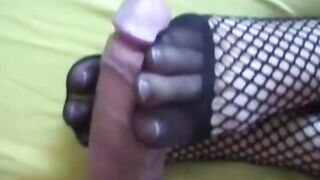 Milfs footjobs boy