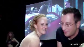 Couples are overcome by lust in the porn cinema in Berlin 1