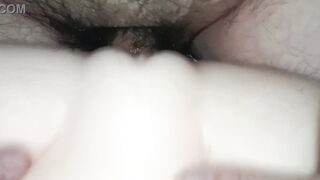 Pink and hairless babes having sex closeup