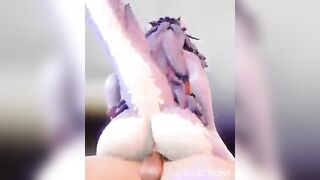 Furry Girlfriend Mates With Human Male