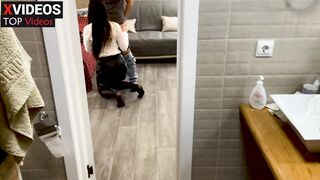 Stepson fucks stepmother who recently divorced his father
