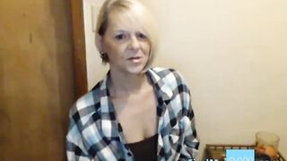 Hot milf 1st smoke and chat than sex